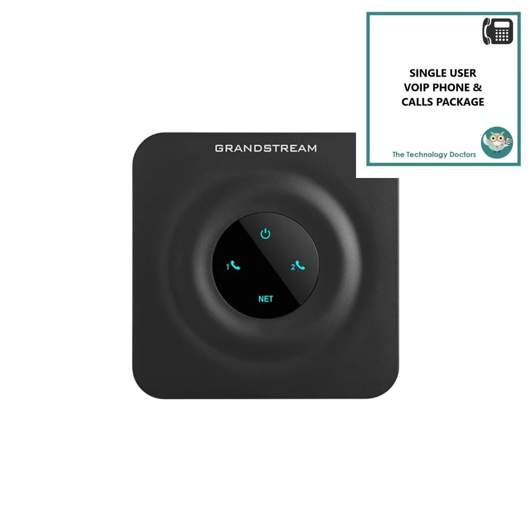 Grandsteam HT802 v2 ATA Analogue Telephone Adapter with Unlimited UK Calls