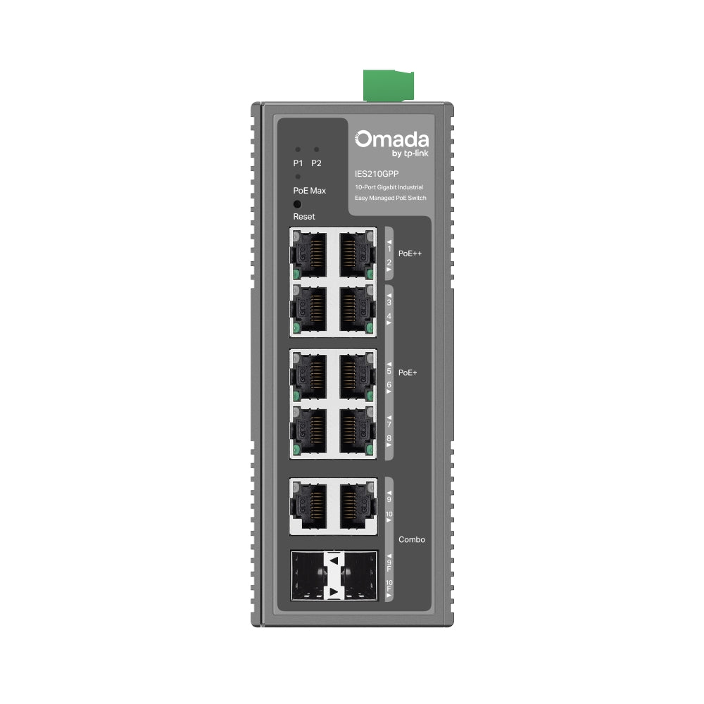 TP Link Omada IES210GPP Gigabit Industrial POE Switch