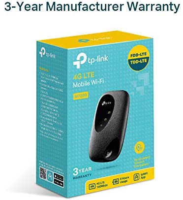 TP Link M7010 4G LTE Cat4 Mobile WiFi with Unlimited Data