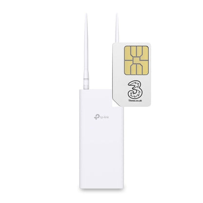 TP Link MR100 4G LTE Cat4 Outdoor WiFi Router with Unlimited Data