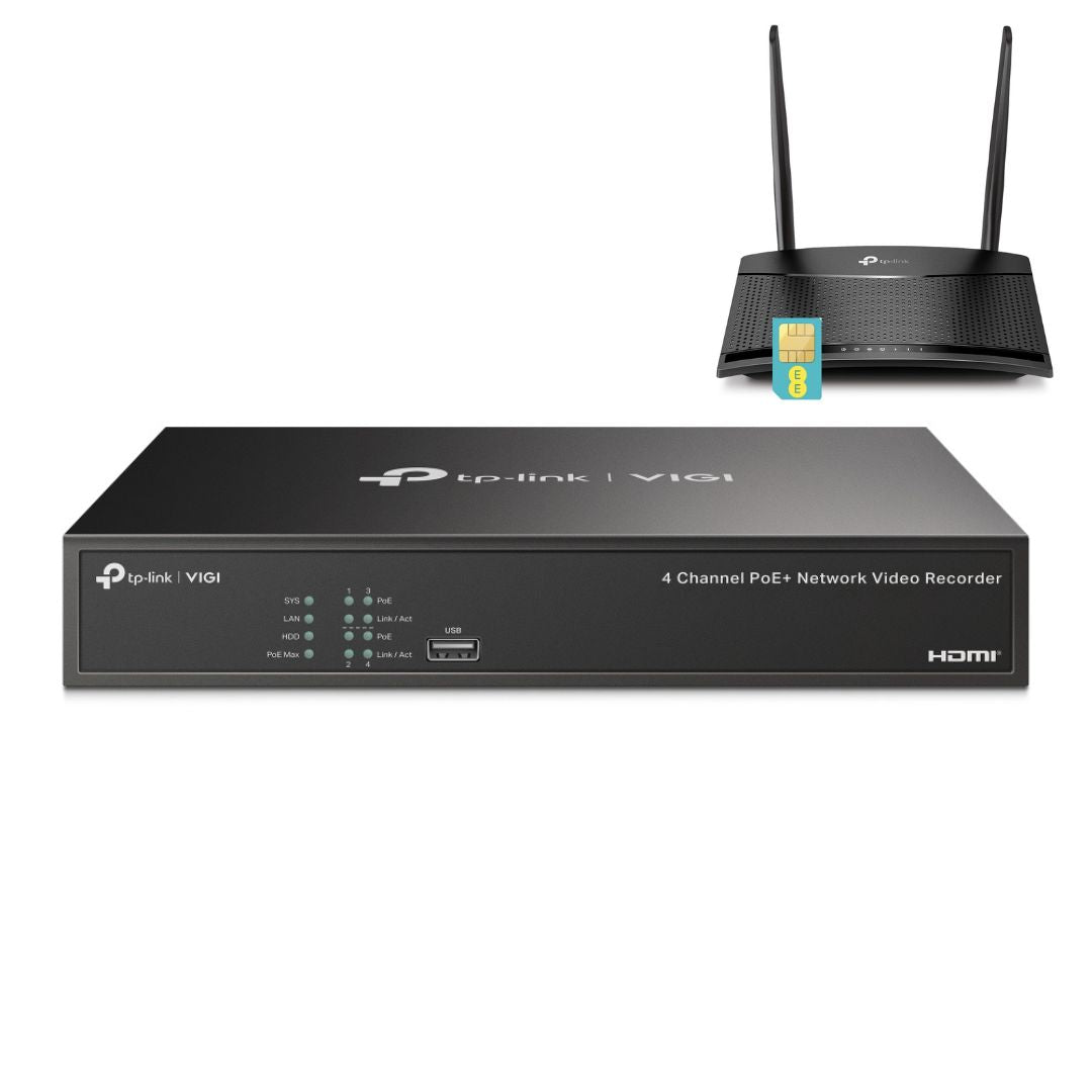 TP-Link VIGI NVR-1004H-4P POE+ Network Video Recorder