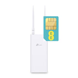 TP Link MR100 4G LTE Cat4 Outdoor WiFi Router with Unlimited Data