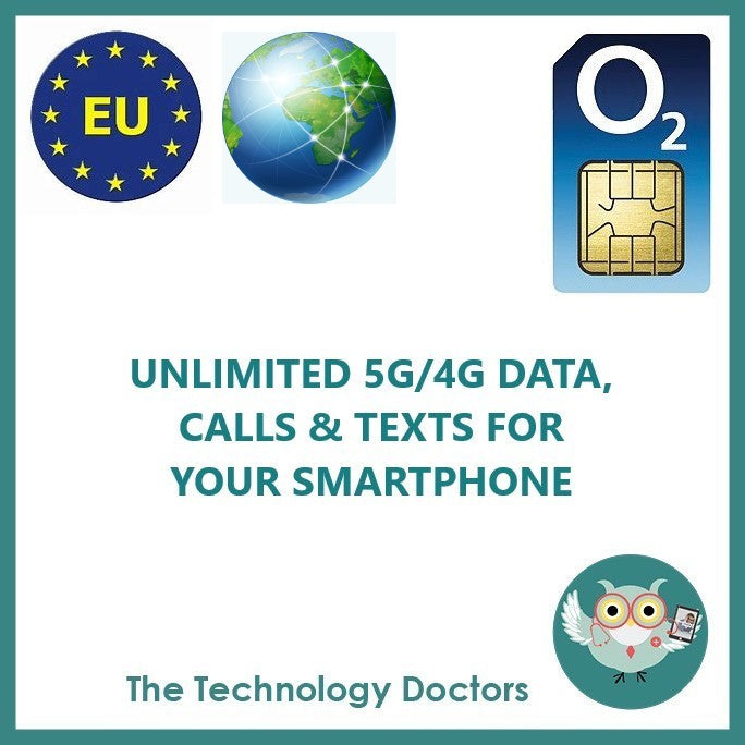 O2 5G Mobile SIM with Global Roaming