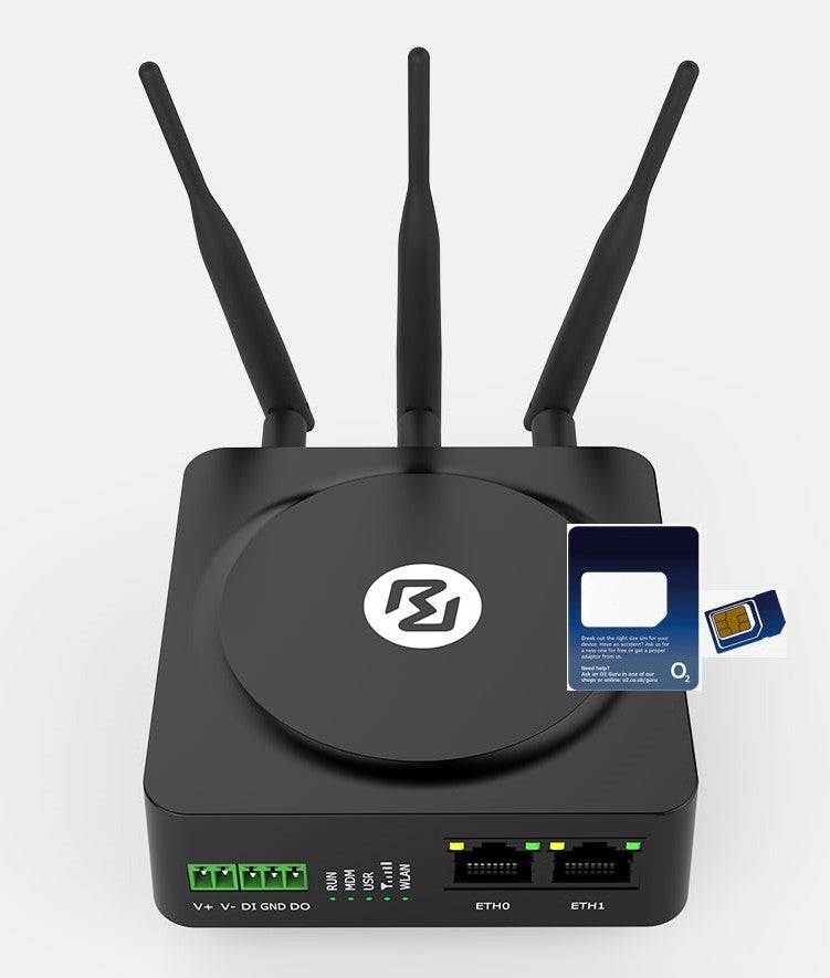 Robustel R1510 4G LTE Cat4 Industrial M2M/IOT Router with Unlimited Da ...
