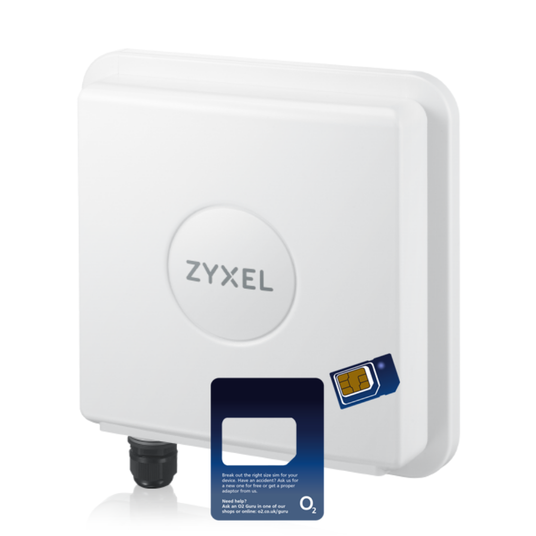 Zyxel LTE7490 4G+ LTE Cat18 Outdoor Router with Unlimited Data