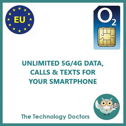 O2 5G Business Mobile SIM with EU Roaming