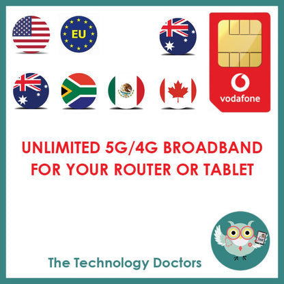 Vodafone Unlimited Max 5G/4G Data SIM