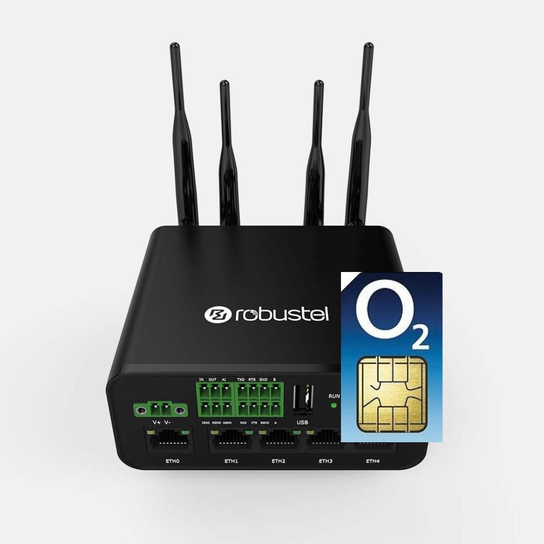 Robustal Router Robustel R1520-4L S 4G LTE Cat4 M2M/IOT Router with Unlimited Data ...