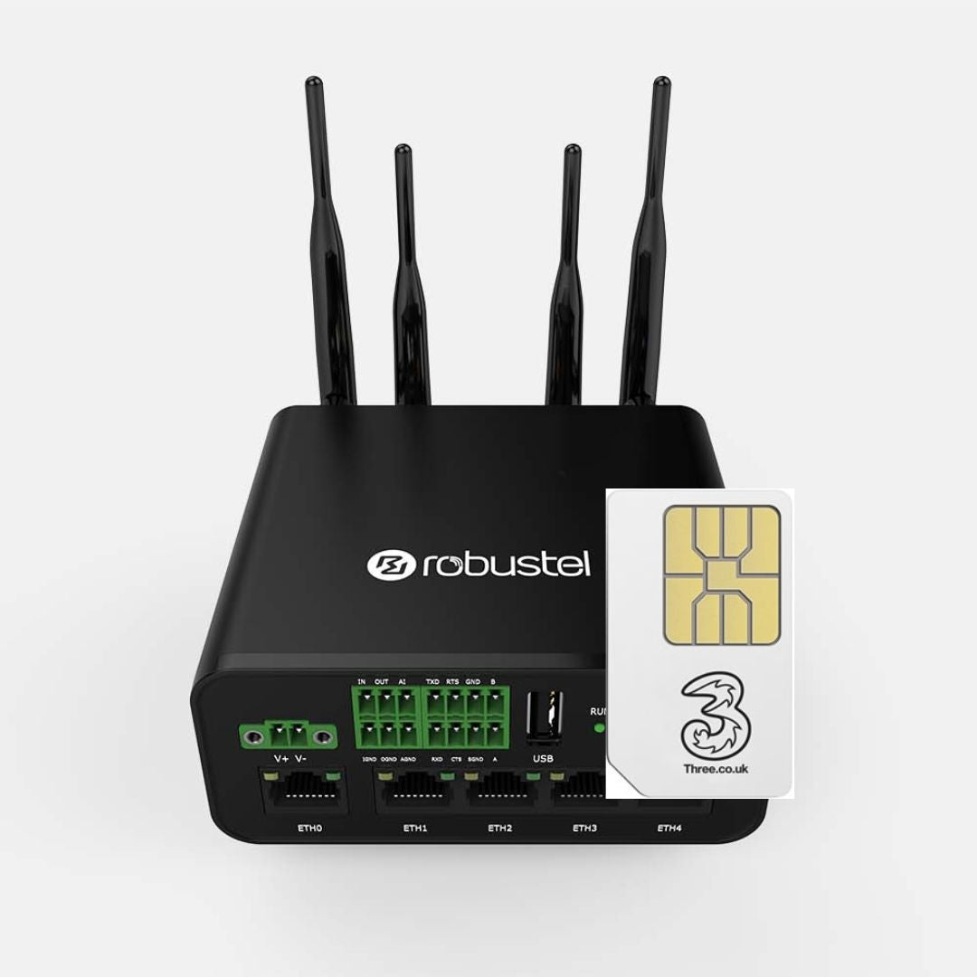 Robustel R1520-4L G 4G LTE Cat4 M2M/IOT Router with Unlimited Data