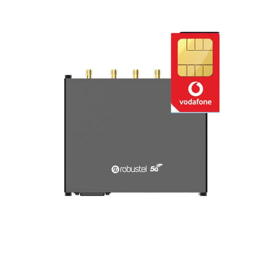 Robustel 5G R5020 Dual SIM IOT WiFi Router with Unlimited 5G Data