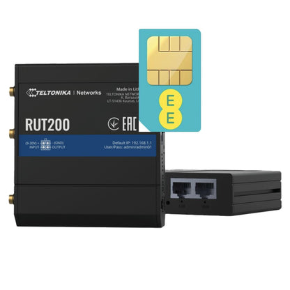 Teltonika RUT200 4G LTE Cat4 M2M/IOT Router with Unlimited Data