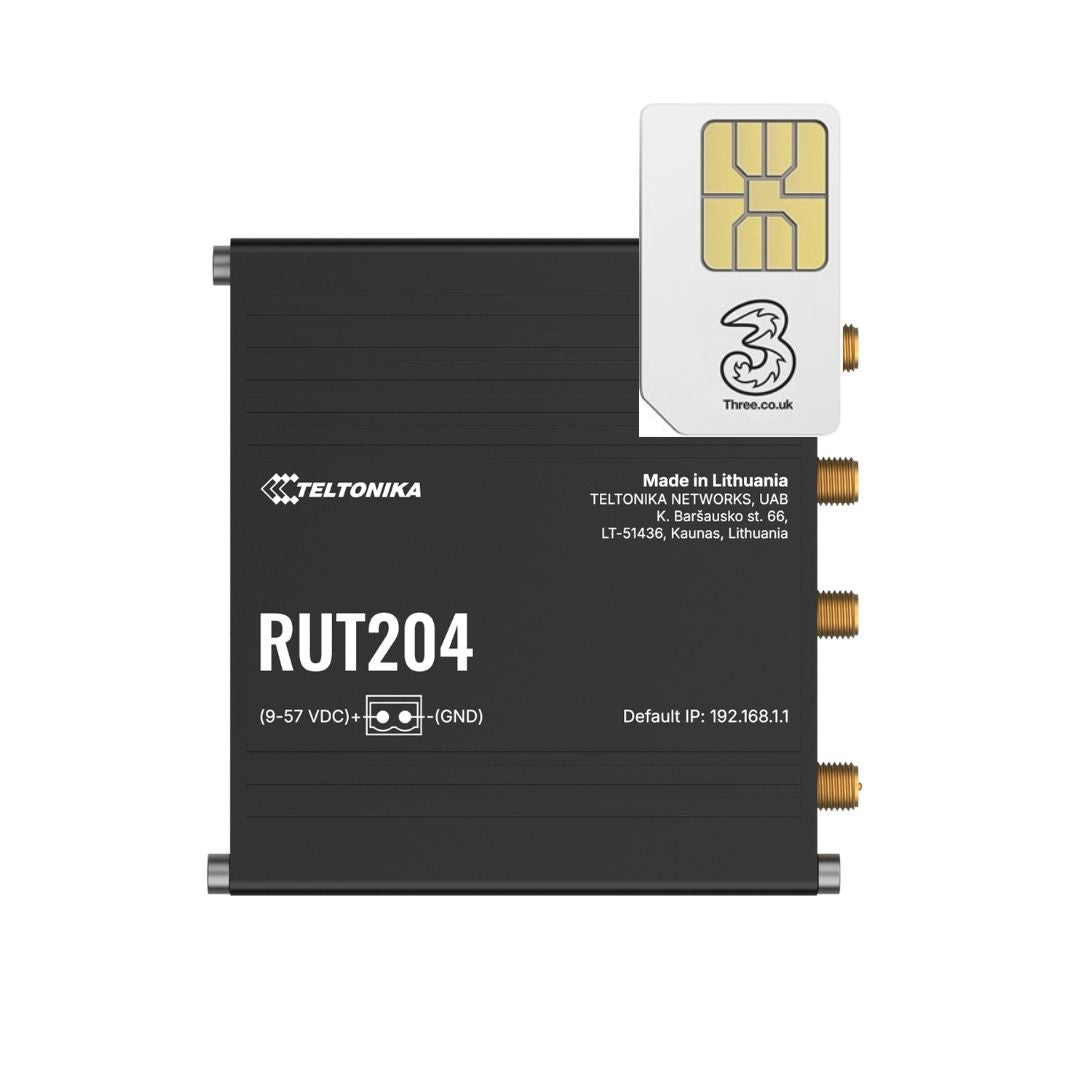Teltonika RUT204 4G LTE CAN-BUS Router with Unlimited Data