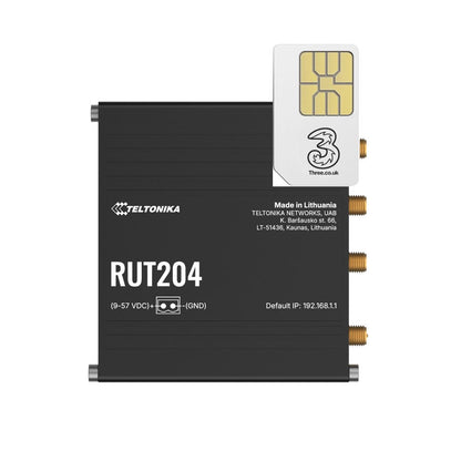 Teltonika RUT204 4G LTE CAN-BUS Router with Unlimited Data