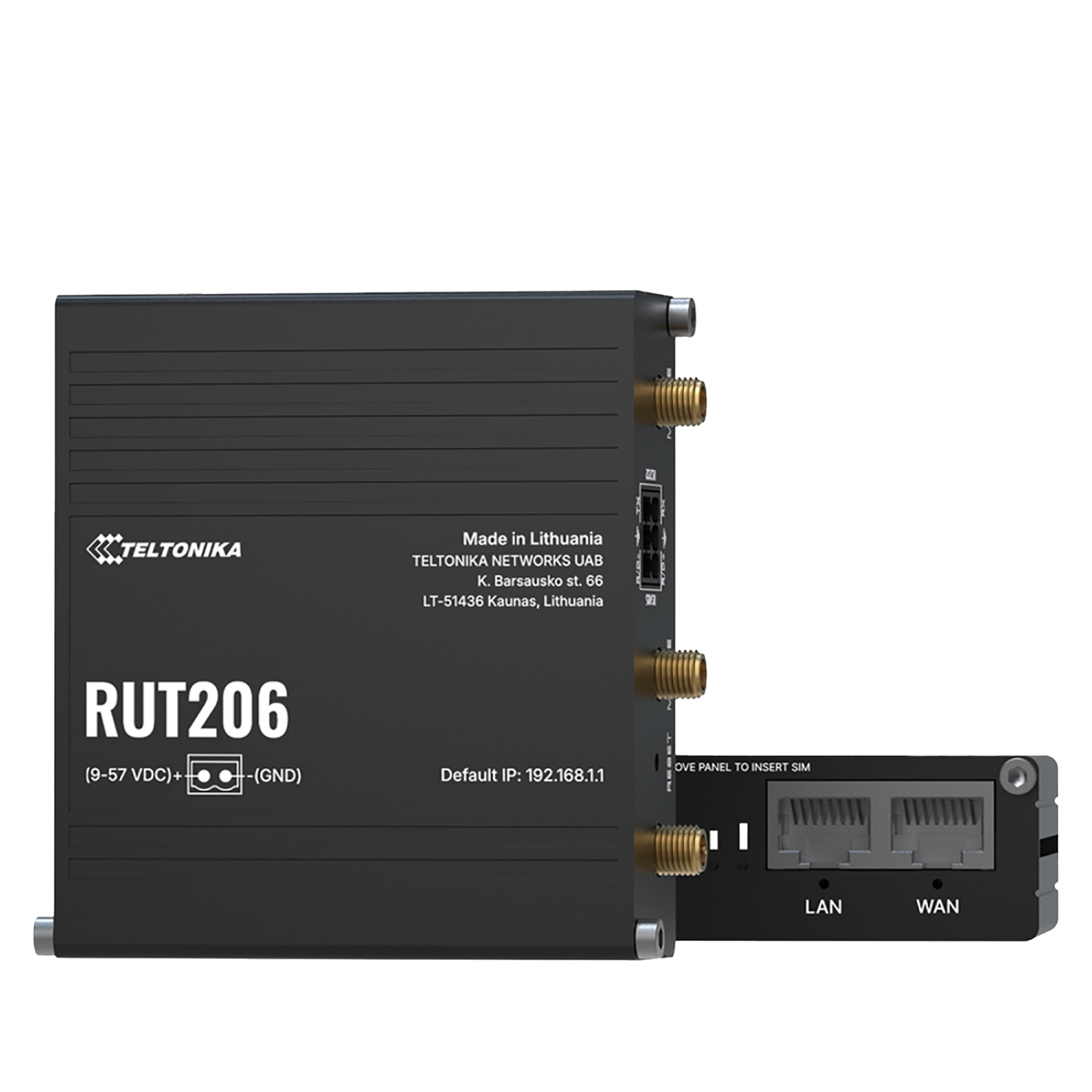 Teltonika RUT206 4G LTE Cat4 Dual SIM Router with Unlimited Data
