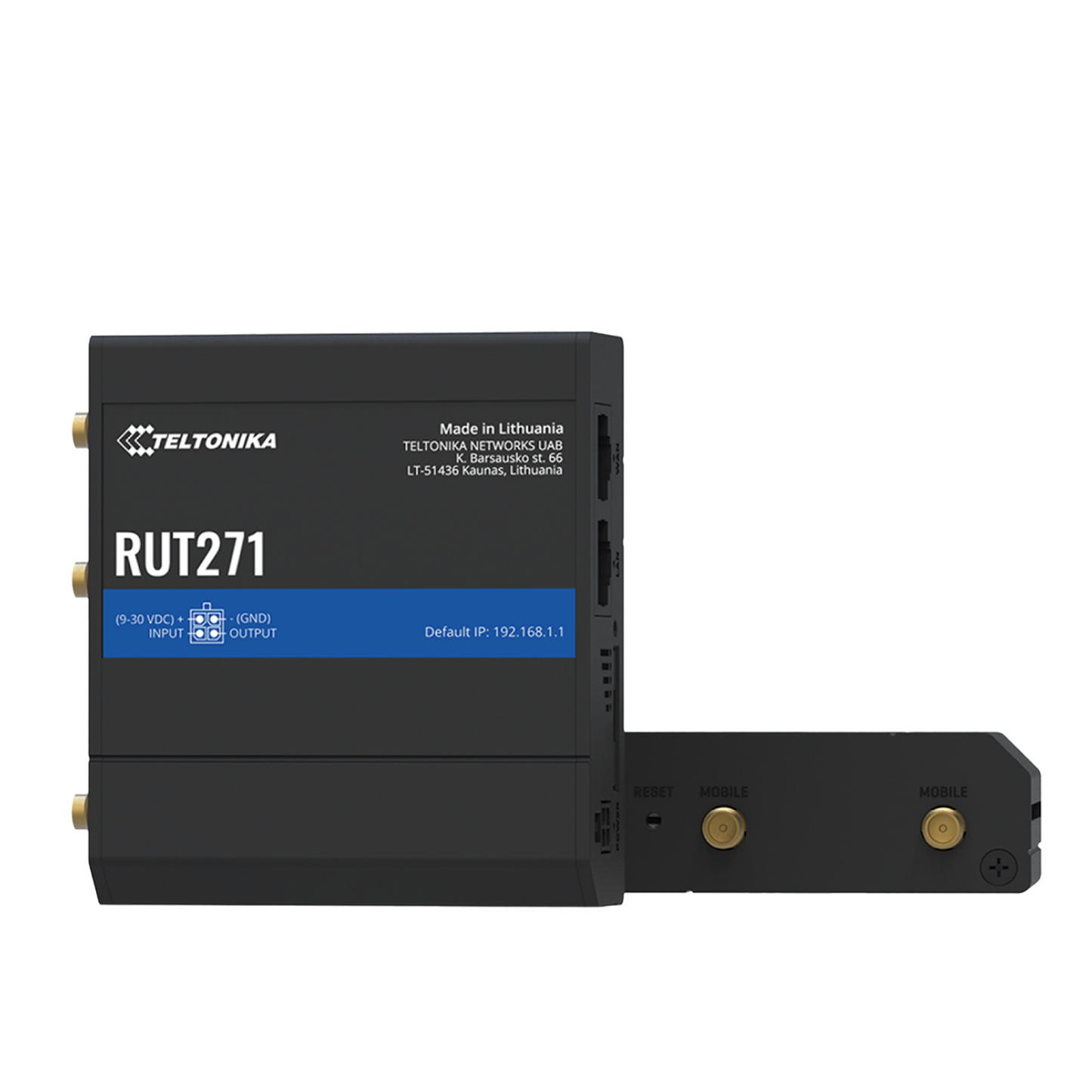 Teltonika RUT271 RedCap 5G Dual SIM eSIM IOT Router with Unlimited 5G Data