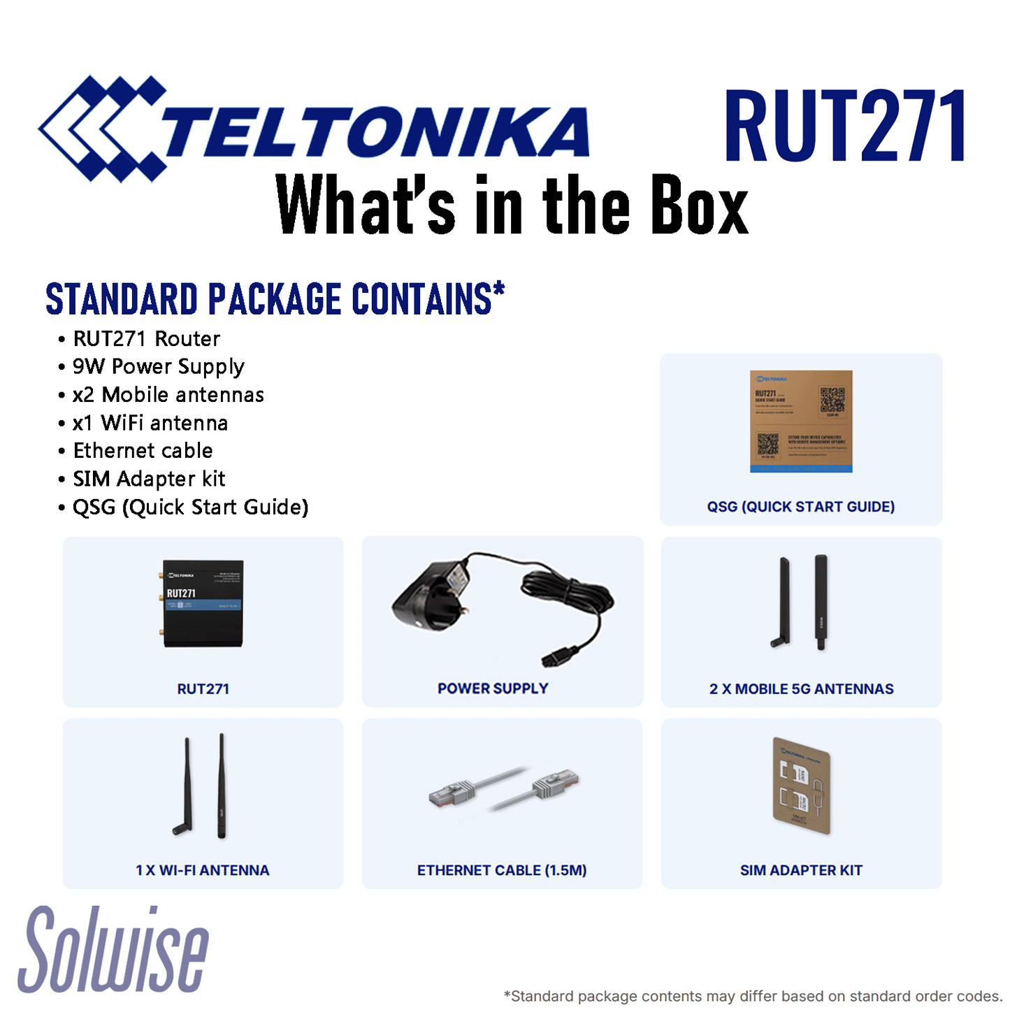 Teltonika RUT271 RedCap 5G Dual SIM eSIM IOT Router with Unlimited 5G Data