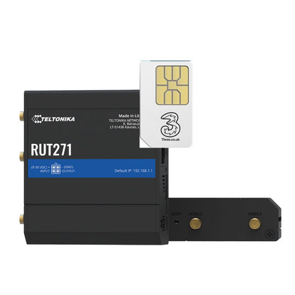 Teltonika RUT271 RedCap 5G Dual SIM eSIM IOT Router with Unlimited 5G Data