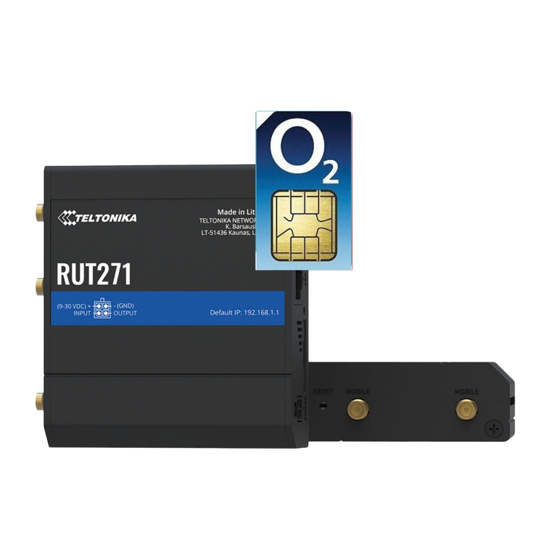 Teltonika RUT271 RedCap 5G Dual SIM eSIM IOT Router with Unlimited 5G Data