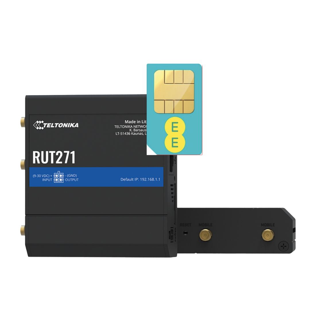 Teltonika RUT271 RedCap 5G Dual SIM eSIM IOT Router with Unlimited 5G Data