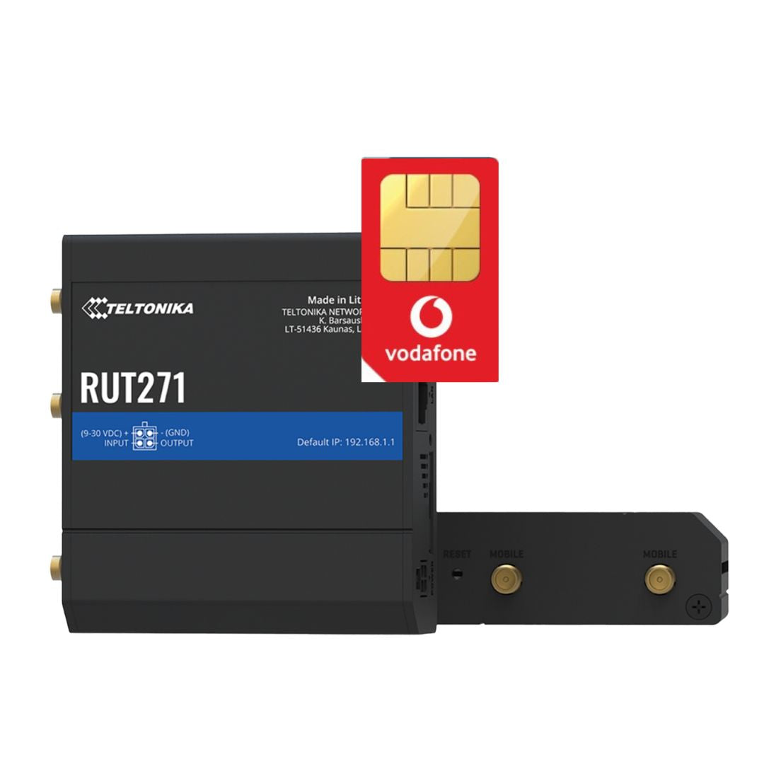 Teltonika RUT271 RedCap 5G Dual SIM eSIM IOT Router with Unlimited 5G Data