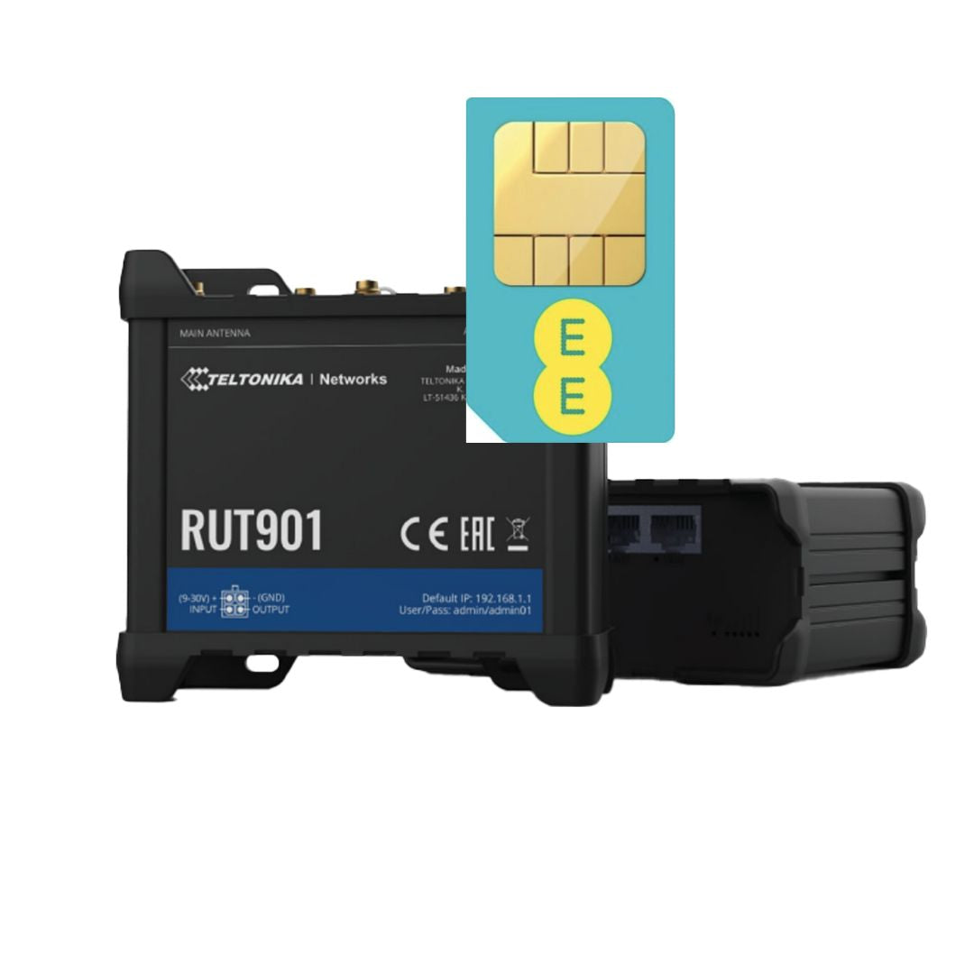 Teltonika RUT901 4G LTE Cat4 Dual SIM M2M/IOT Router