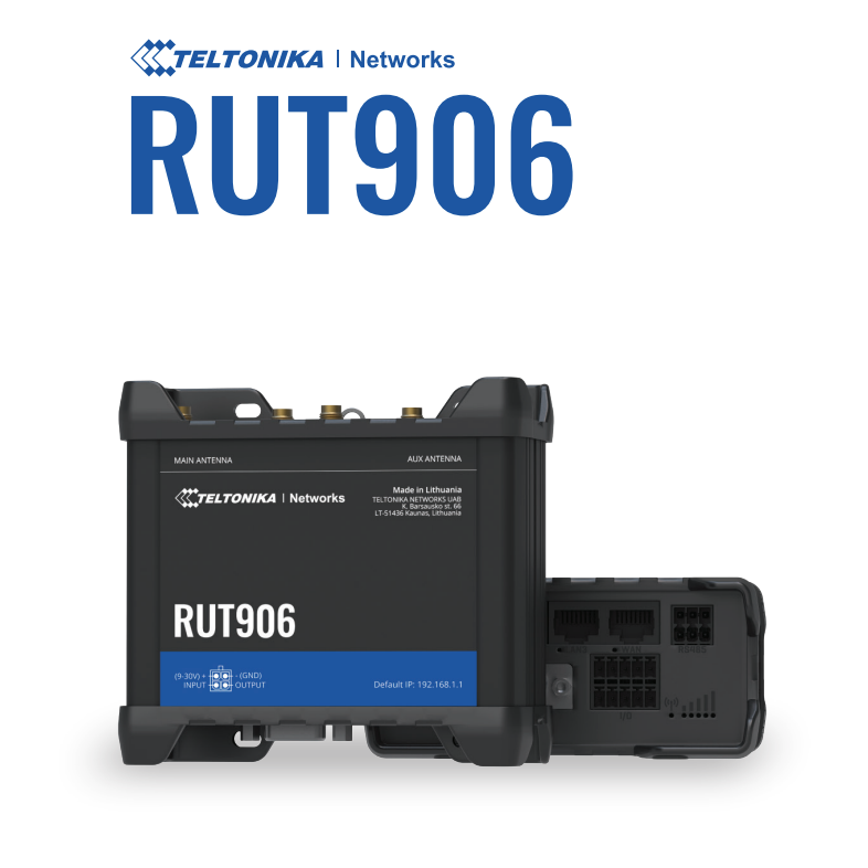 Teltonika RUT906 4G LTE Cat4 Dual SIM M2M/IOT Router