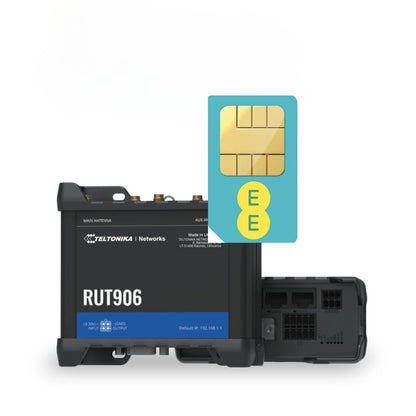 Teltonika RUT906 4G LTE Cat4 Dual SIM IOT Router with Unlimited Data