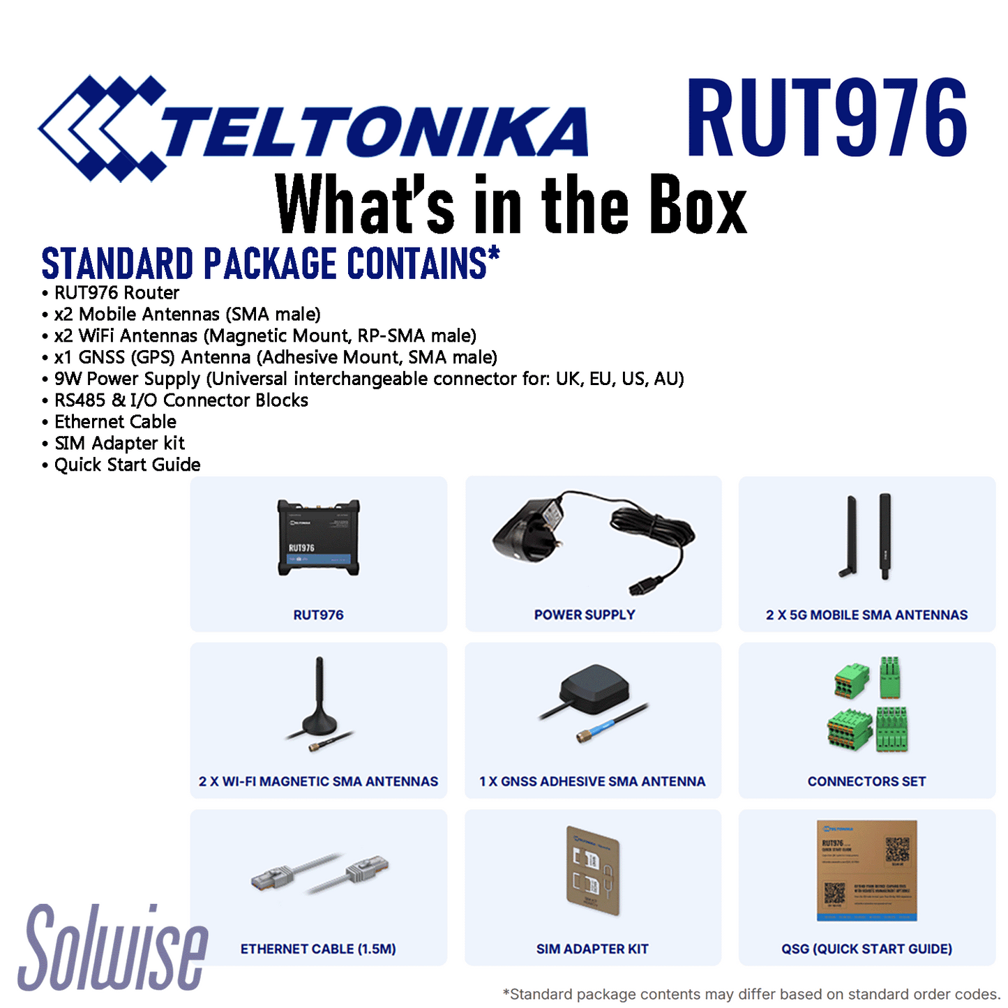 Teltonika RUT976 RedCap 5G Dual SIM eSIM IOT Router with Unlimited 5G Data