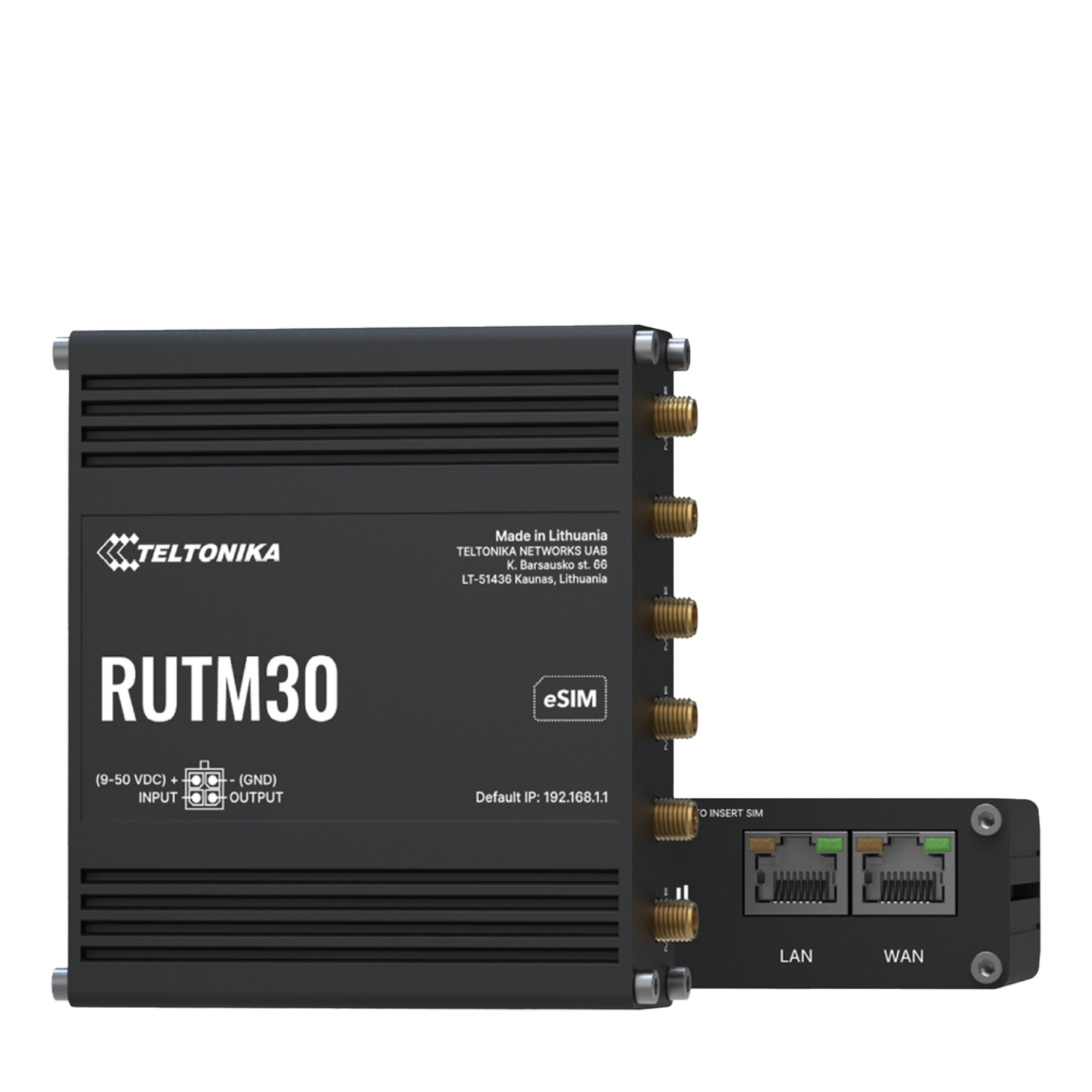 Teltonika RUTM30 5G Dual SIM eSIM IOT Router with Unlimited 5G Data