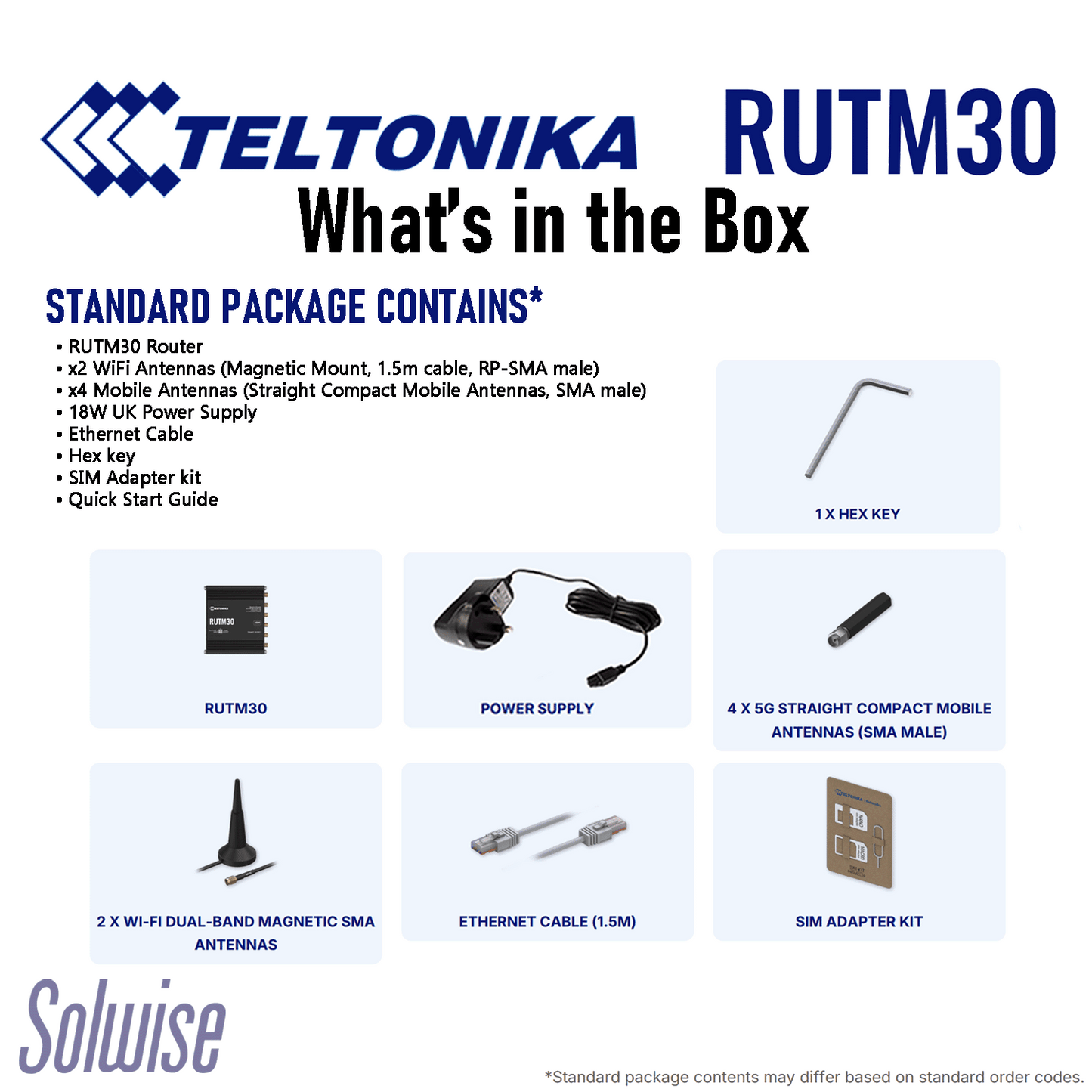 Teltonika RUTM30 5G Dual SIM eSIM IOT Router with Unlimited 5G Data