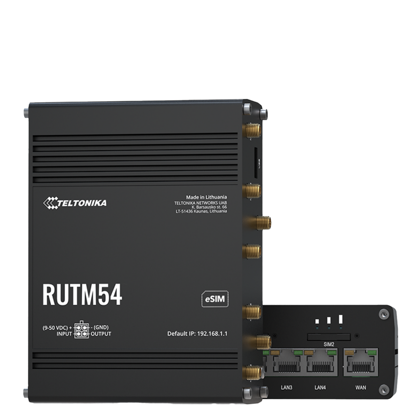 Teltonika RUTM54 5G Dual SIM eSIM IOT Router with Unlimited 5G Data