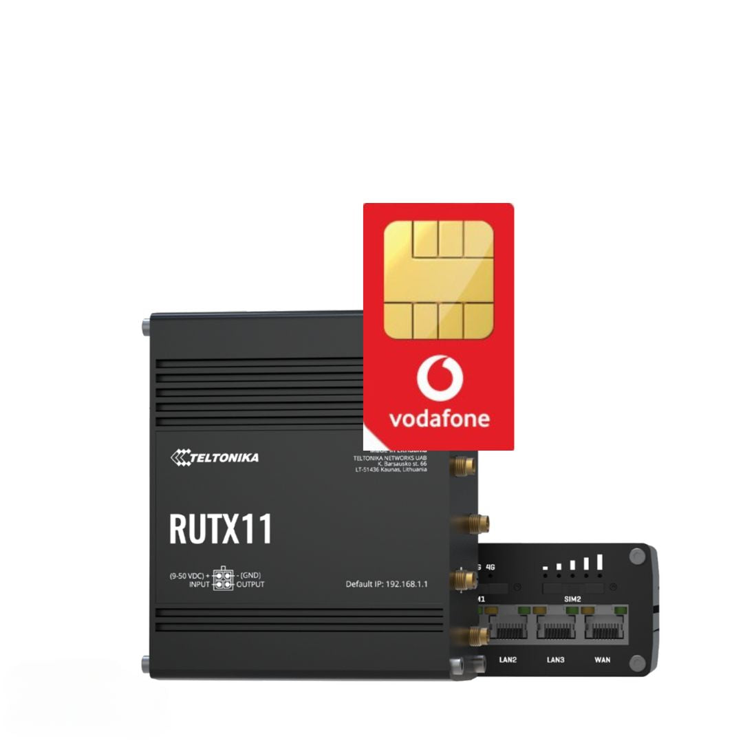 Teletonika Router Sim Card Teltonika RUTX11 4G+ LTE Cat6 Dual SIM IOT Router with Unlimited Data ...