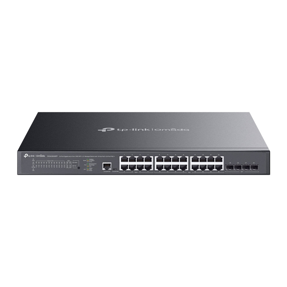 TP Link Omada SG3428XMPP Gigabit POE++ Switch – The Technology Doctors