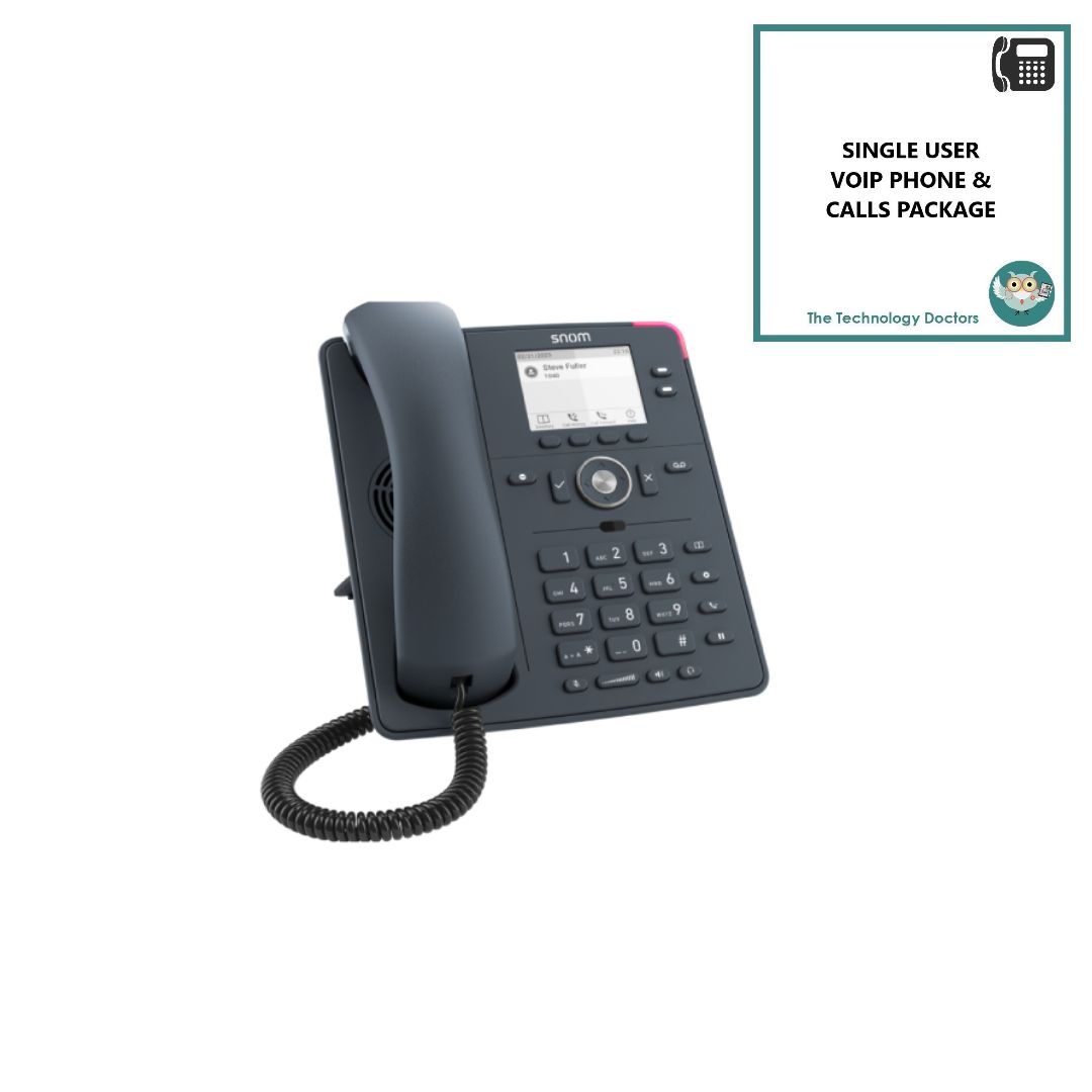Snom D140 VOIP/SIP Handset with Unlimited UK Calls
