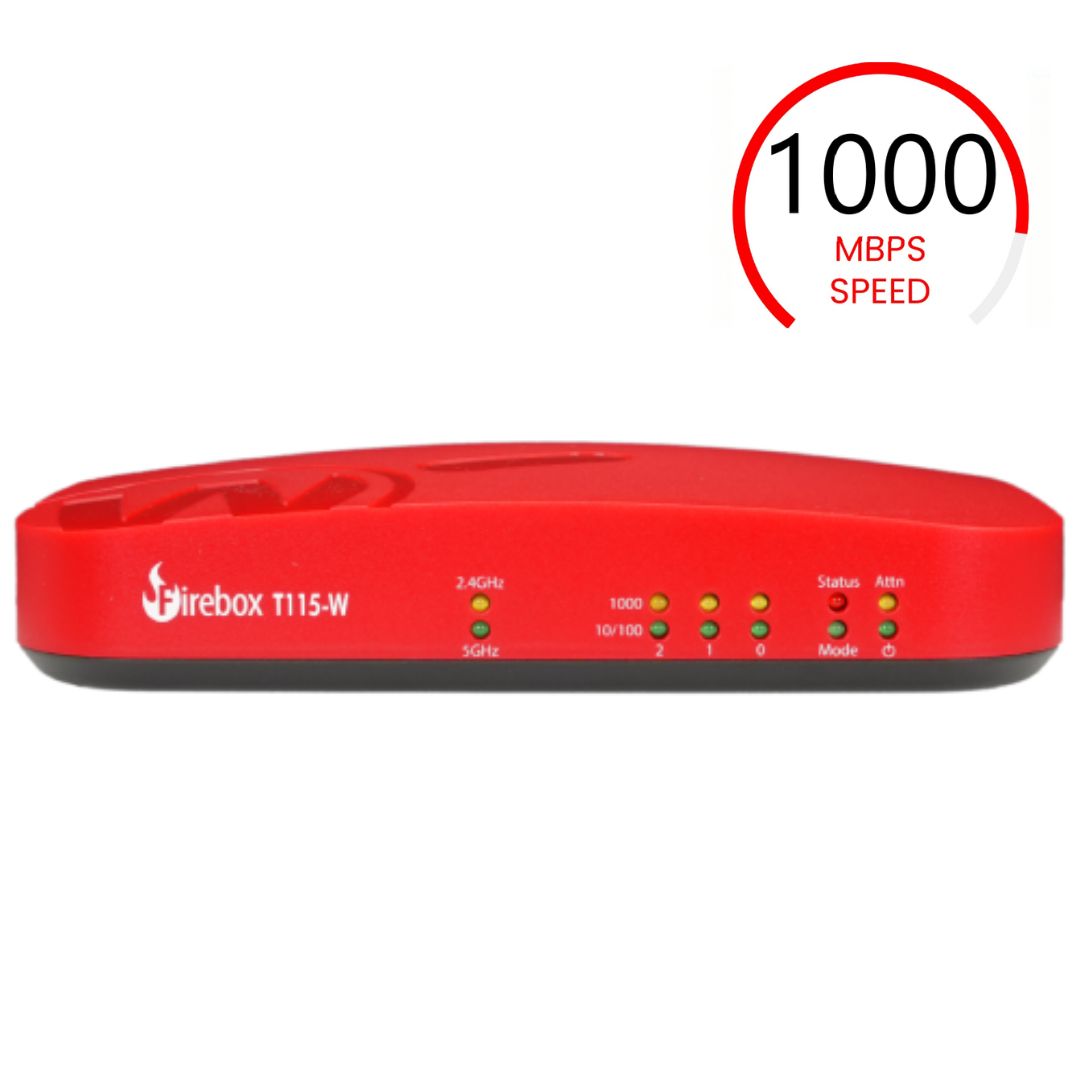 WatchGuard Firebox T115-W WiFi7 Network Firewall