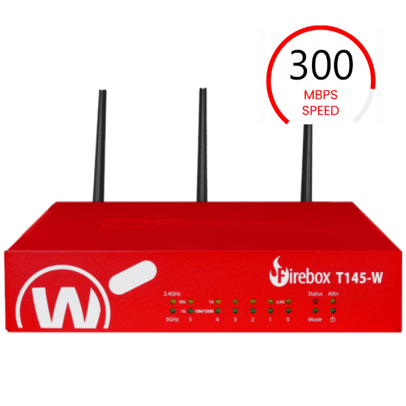 WatchGuard Firebox T145-W WiFi7 Network Firewall