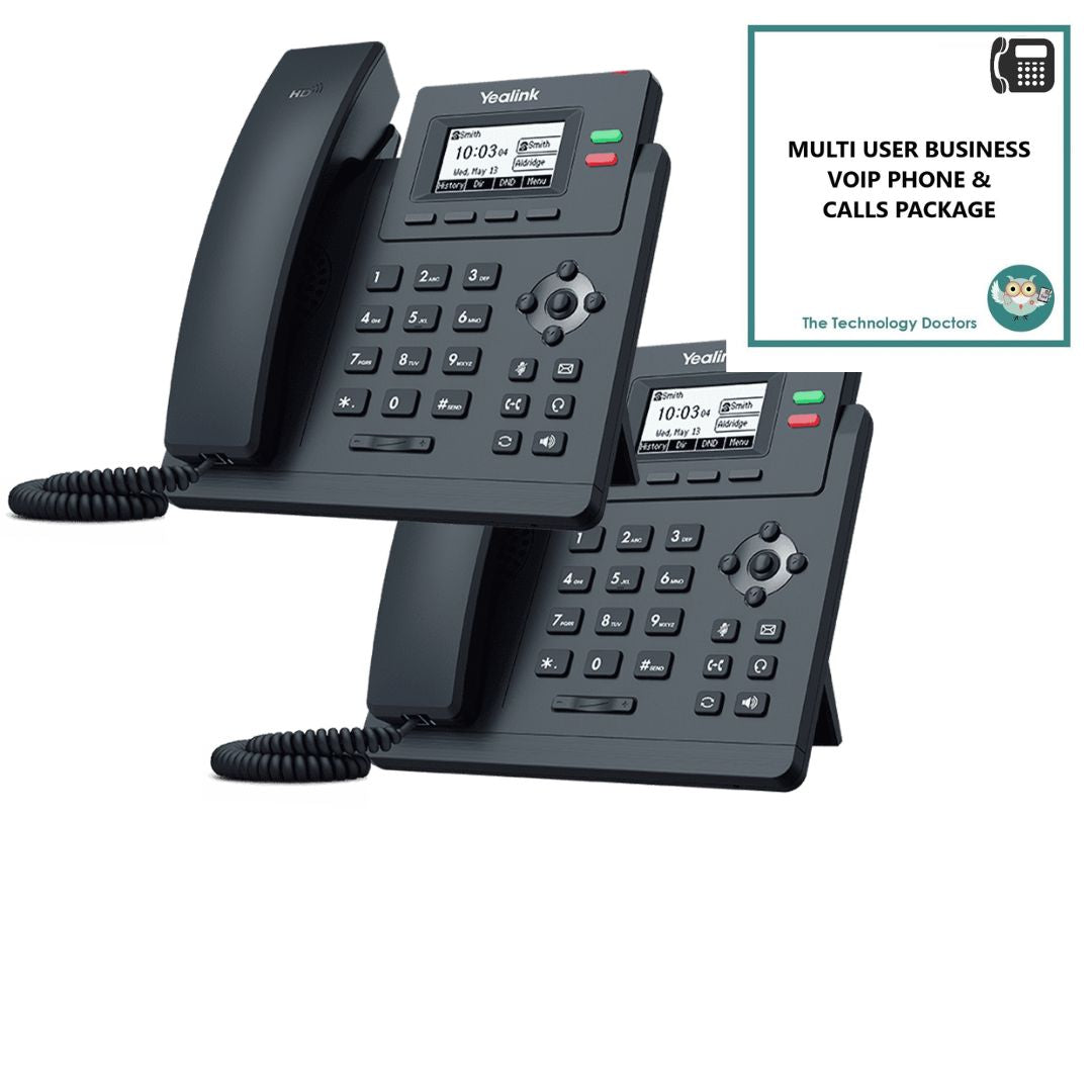 Yealink T31G VOIP/SIP Handset with Unlimited UK Calls