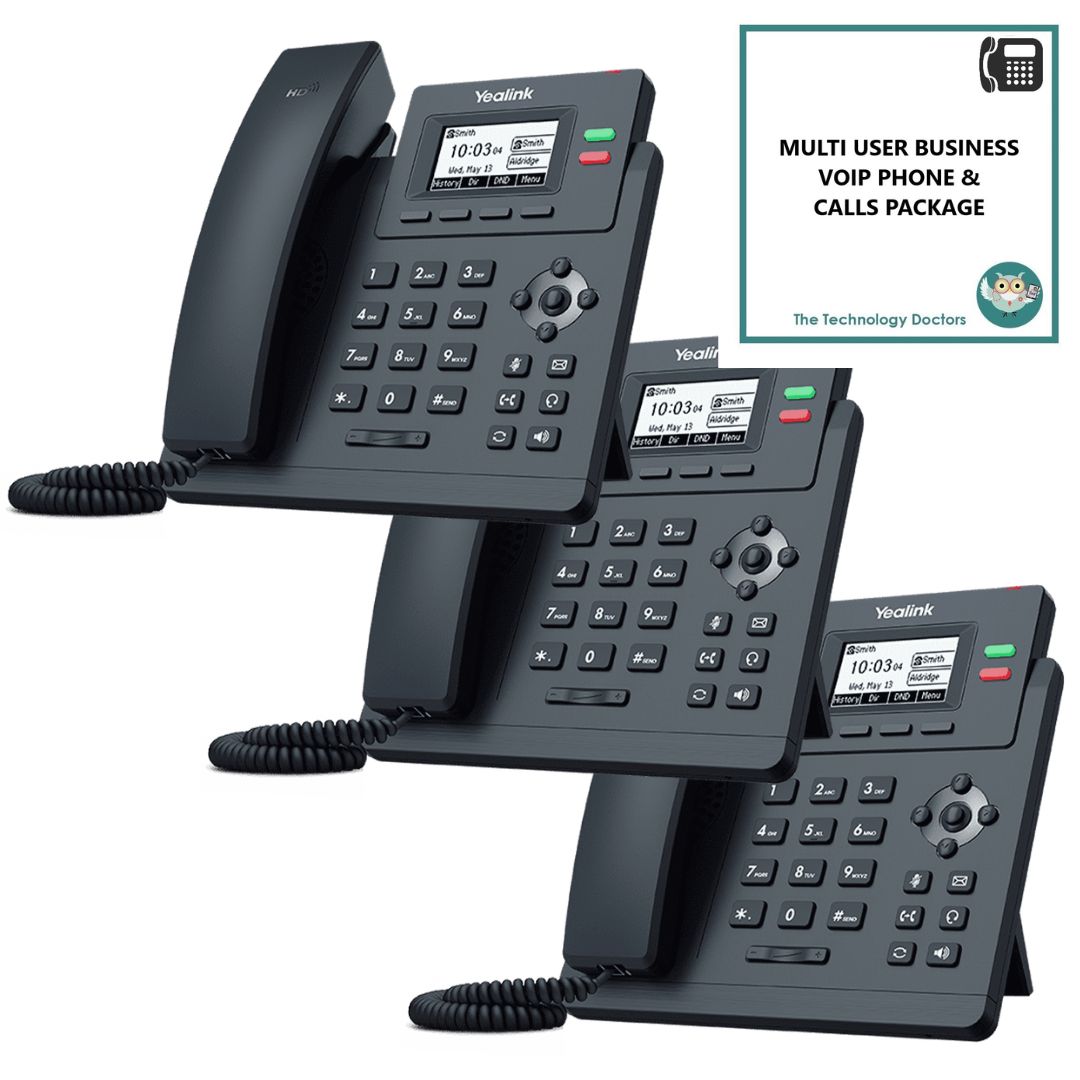 Yealink T31G VOIP/SIP Handset with Unlimited UK Calls
