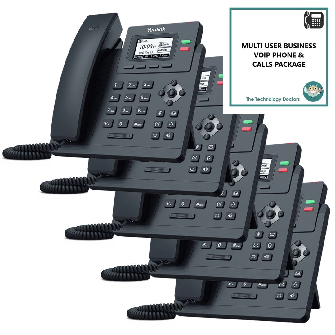 Yealink T31G VOIP/SIP Handset with Unlimited UK Calls