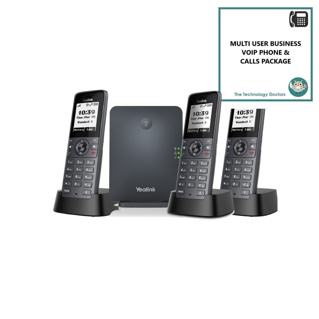 Yealink W71P DECT VOIP/SIP Handset with Unlimited UK Calls