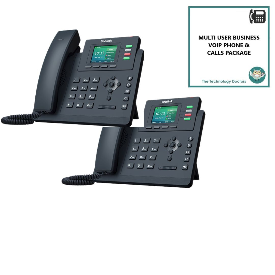 Yealink T33G VOIP/SIP Handset with Unlimited UK Calls