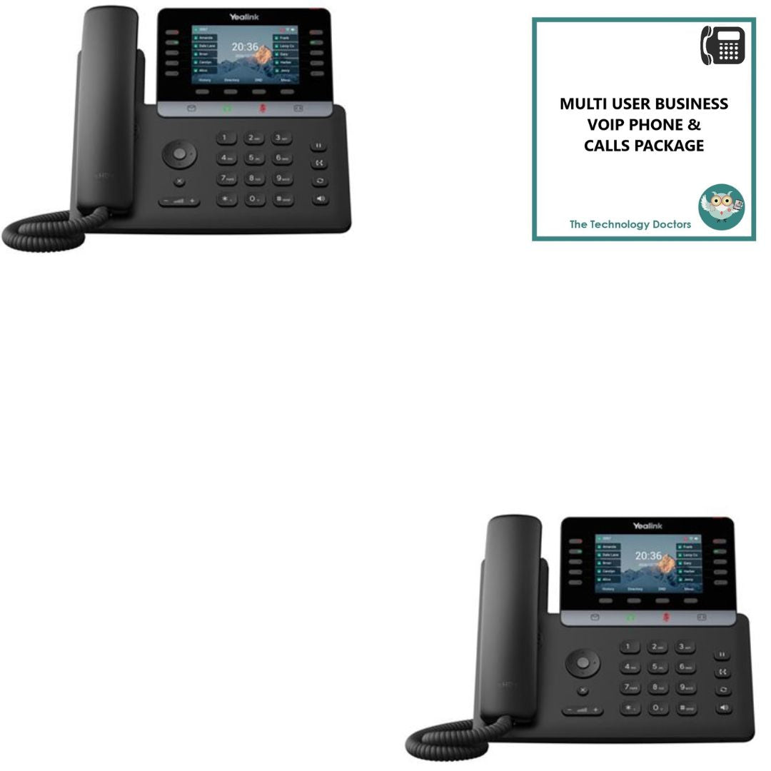 Yealink T74W WiFi6 VOIP/SIP Handset with Unlimited UK Calls