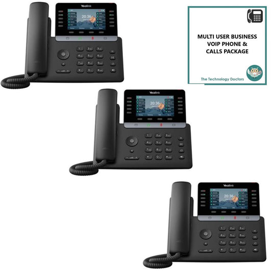 Yealink T74W WiFi6 VOIP/SIP Handset with Unlimited UK Calls
