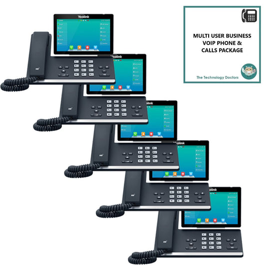 Yealink T57W WiFi VOIP/SIP Handset with Unlimited UK Calls