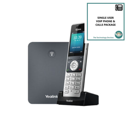 Yealink W76P DECT VOIP/SIP Handset with Unlimited UK Calls