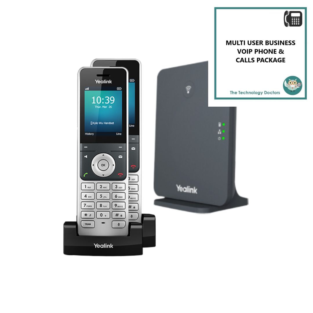 Yealink W76P DECT VOIP/SIP Handset with Unlimited UK Calls