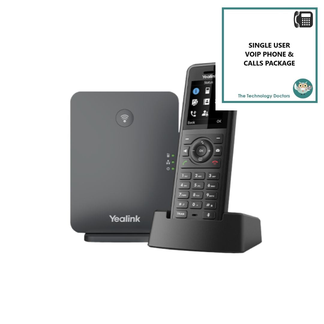 Yealink W77P DECT VOIP/SIP Handset with Unlimited UK Calls