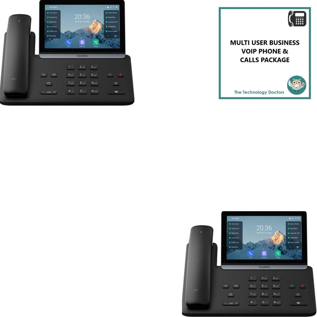 Yealink T88W Pro WiFi6 VOIP/SIP Handset with Unlimited UK Calls