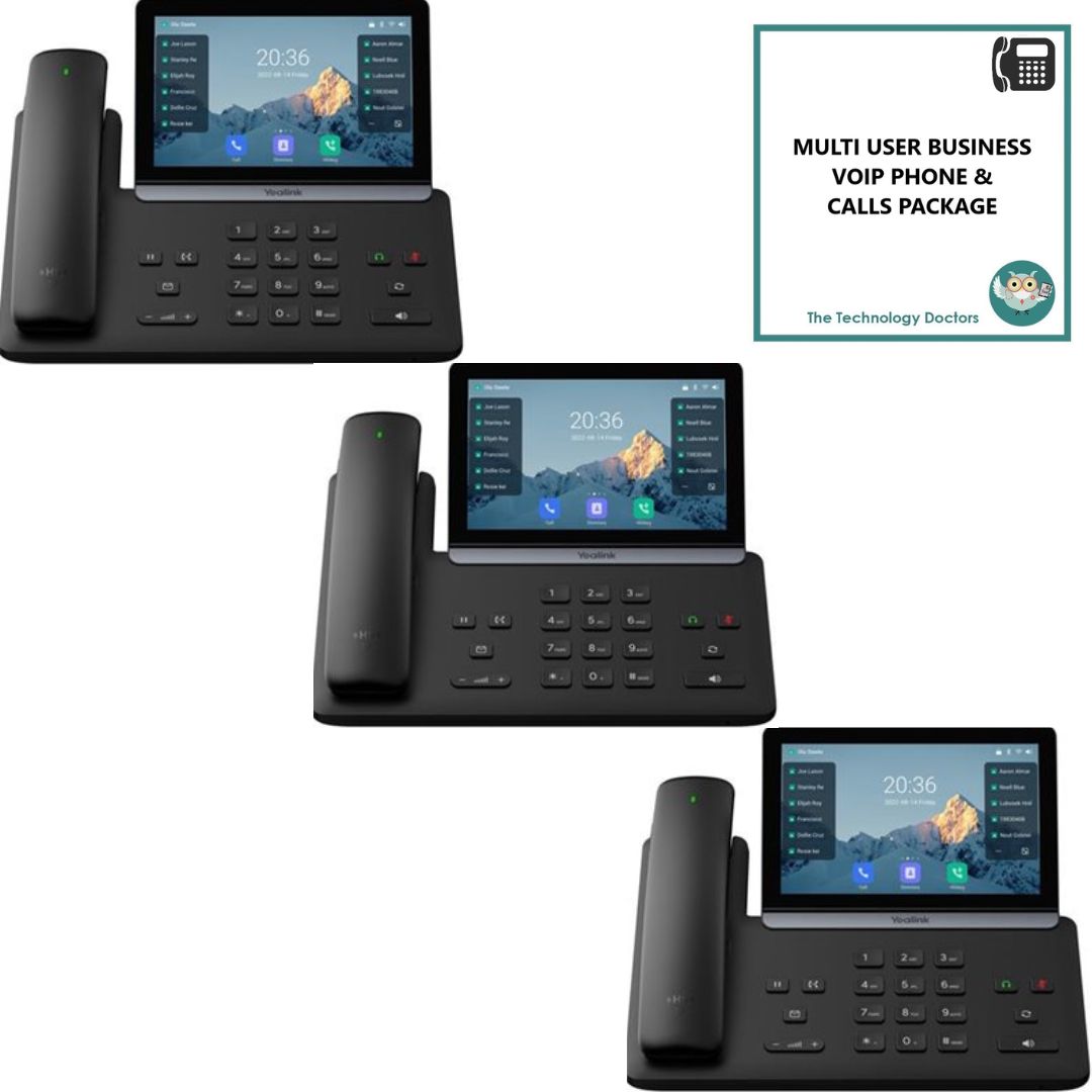 Yealink T88W Pro WiFi6 VOIP/SIP Handset with Unlimited UK Calls