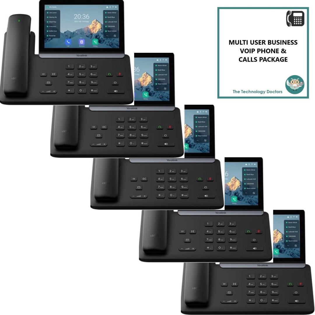 Yealink T88W Pro WiFi6 VOIP/SIP Handset with Unlimited UK Calls